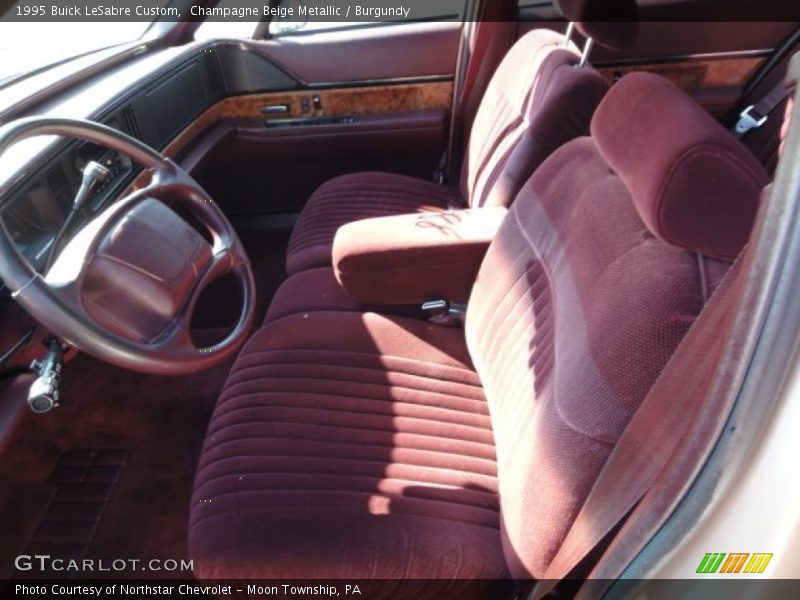 Champagne Beige Metallic / Burgundy 1995 Buick LeSabre Custom