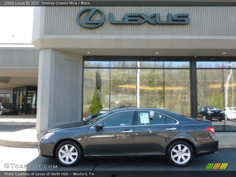 Smokey Granite Mica / Black 2009 Lexus ES 350