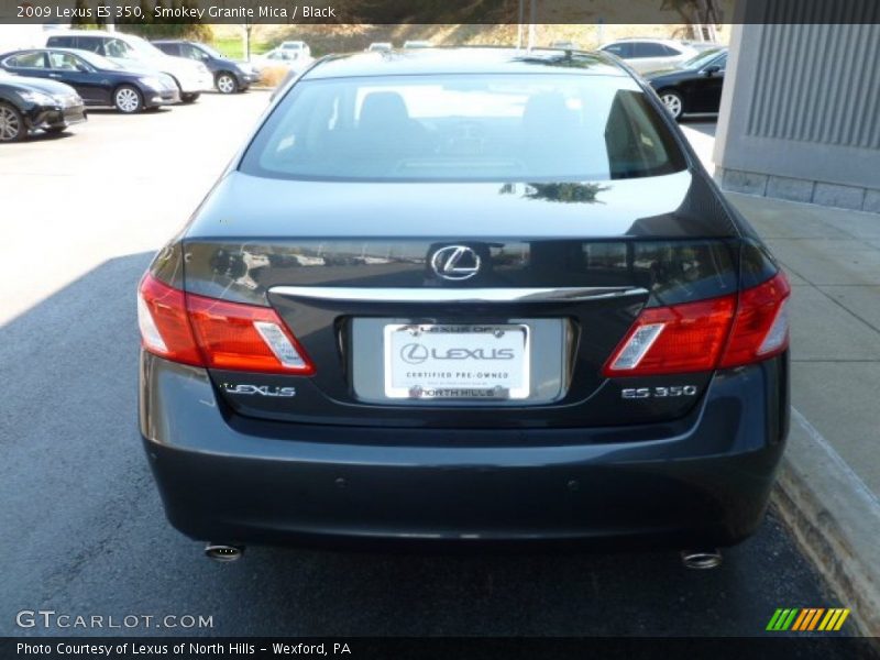 Smokey Granite Mica / Black 2009 Lexus ES 350