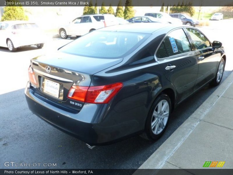 Smokey Granite Mica / Black 2009 Lexus ES 350