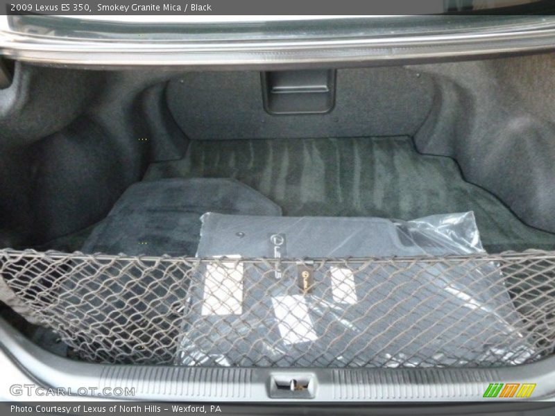 Smokey Granite Mica / Black 2009 Lexus ES 350