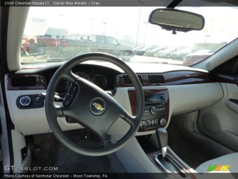 Glacier Blue Metallic / Gray 2006 Chevrolet Impala LT