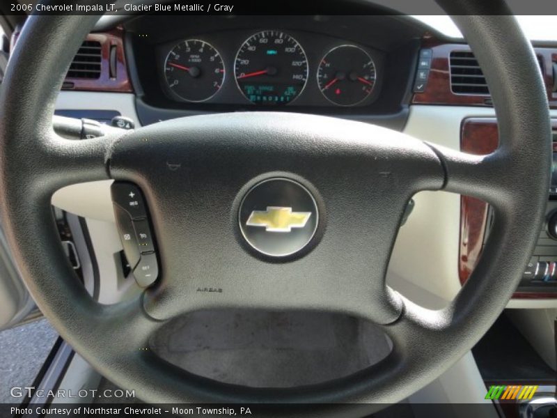 Glacier Blue Metallic / Gray 2006 Chevrolet Impala LT