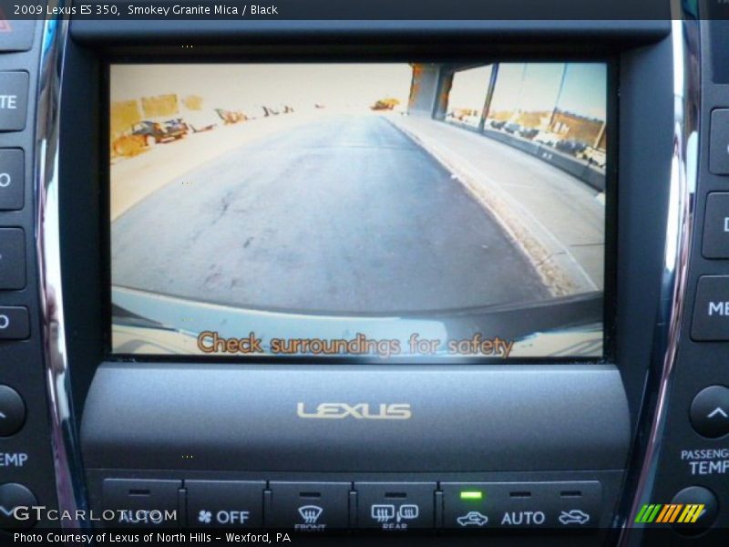 Smokey Granite Mica / Black 2009 Lexus ES 350