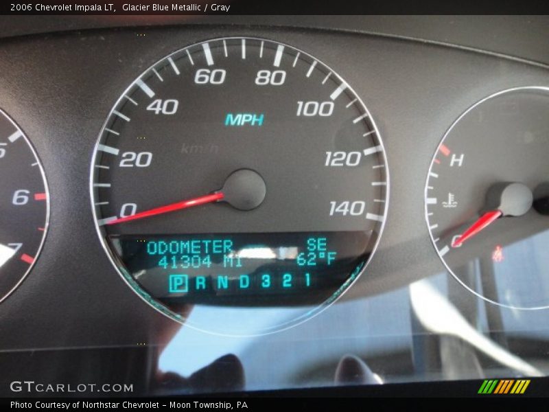 Glacier Blue Metallic / Gray 2006 Chevrolet Impala LT
