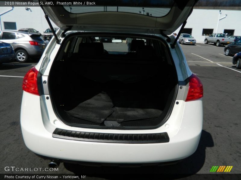Phantom White / Black 2010 Nissan Rogue SL AWD