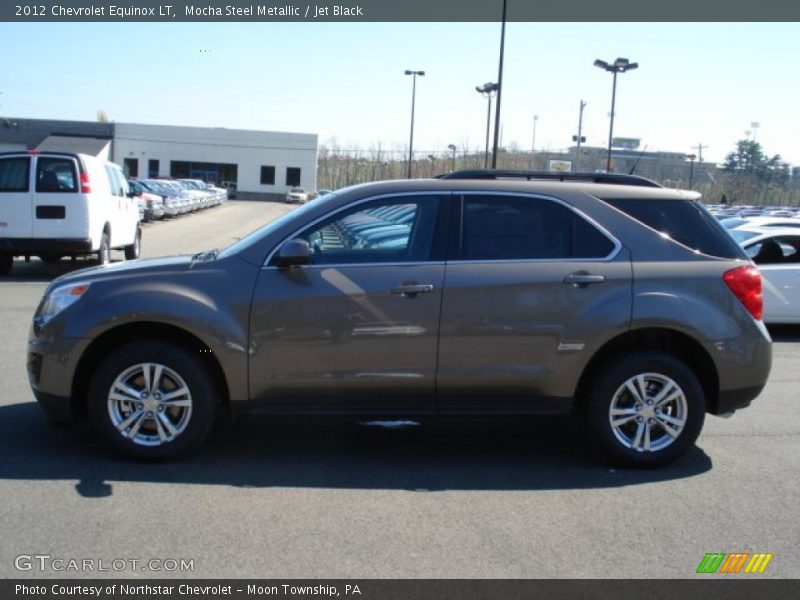 Mocha Steel Metallic / Jet Black 2012 Chevrolet Equinox LT