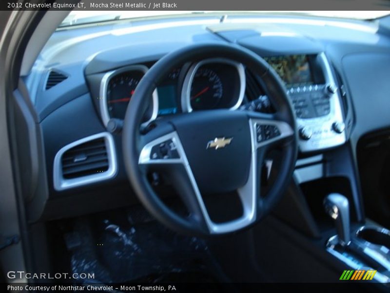 Mocha Steel Metallic / Jet Black 2012 Chevrolet Equinox LT