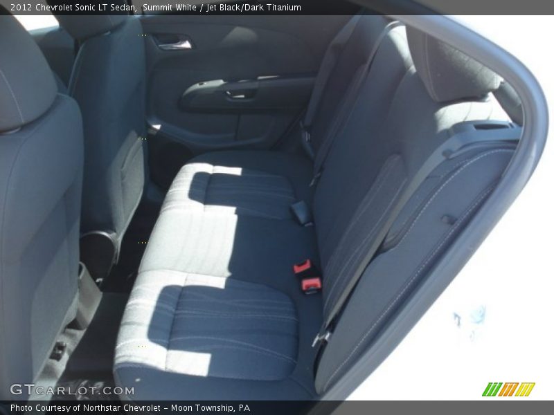 Summit White / Jet Black/Dark Titanium 2012 Chevrolet Sonic LT Sedan
