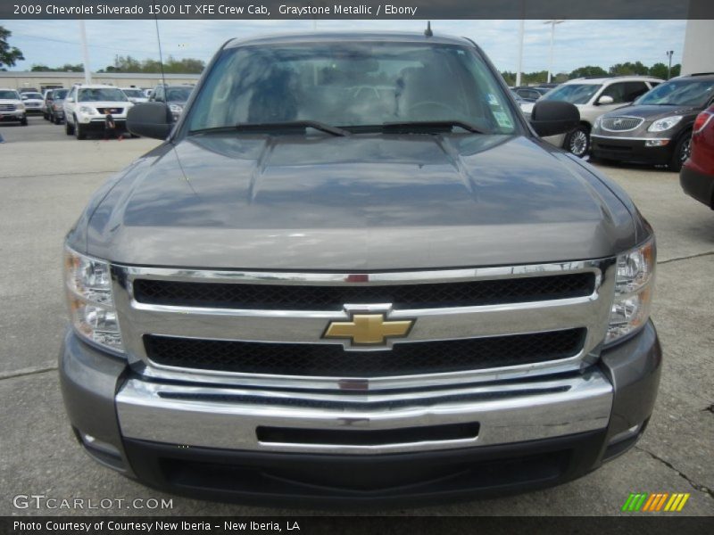 Graystone Metallic / Ebony 2009 Chevrolet Silverado 1500 LT XFE Crew Cab