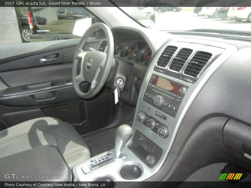 Liquid Silver Metallic / Ebony 2007 GMC Acadia SLE