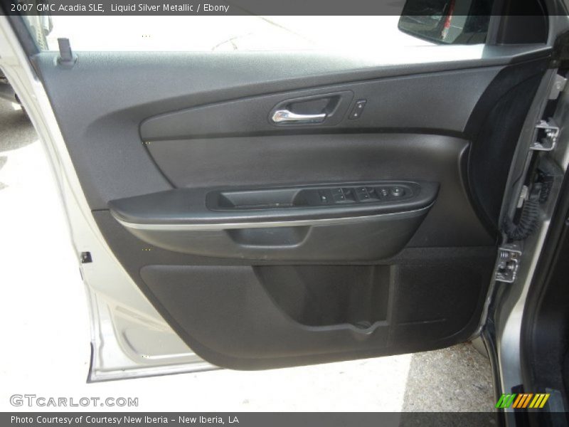 Liquid Silver Metallic / Ebony 2007 GMC Acadia SLE