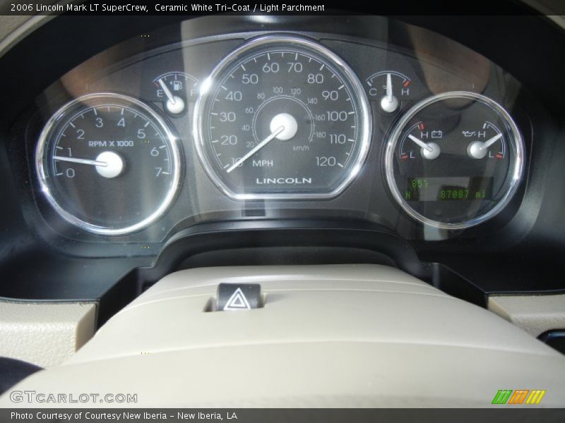 Ceramic White Tri-Coat / Light Parchment 2006 Lincoln Mark LT SuperCrew