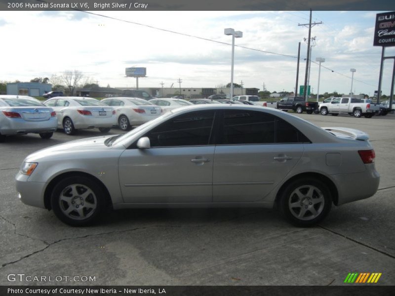 Bright Silver / Gray 2006 Hyundai Sonata LX V6