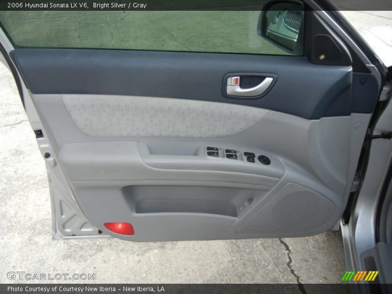 Bright Silver / Gray 2006 Hyundai Sonata LX V6