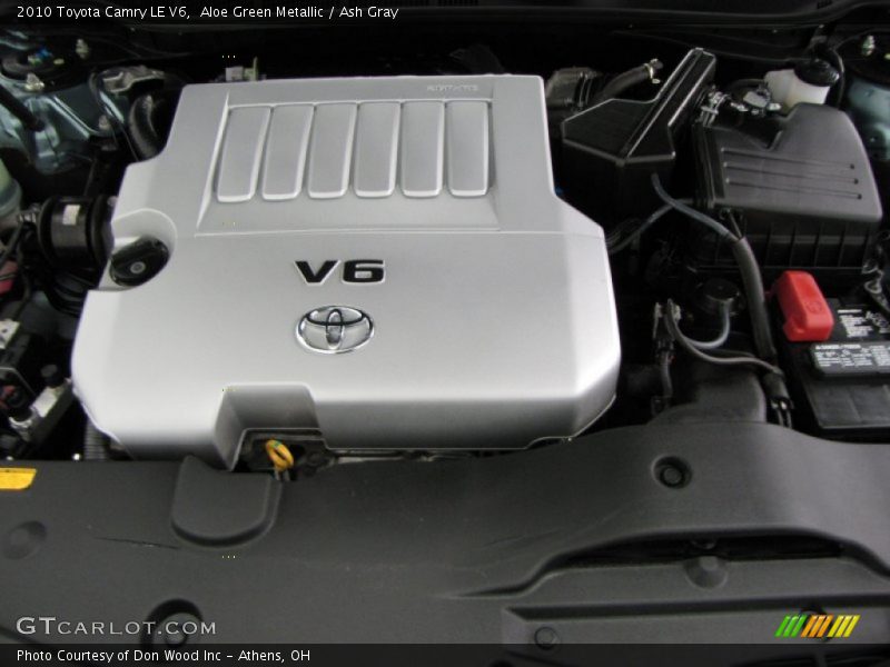 Aloe Green Metallic / Ash Gray 2010 Toyota Camry LE V6