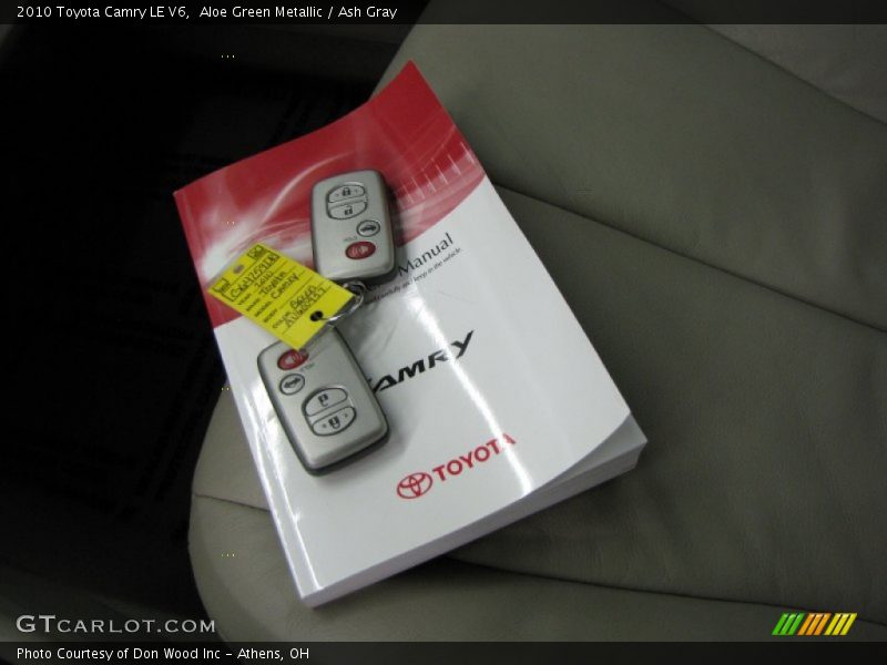Aloe Green Metallic / Ash Gray 2010 Toyota Camry LE V6