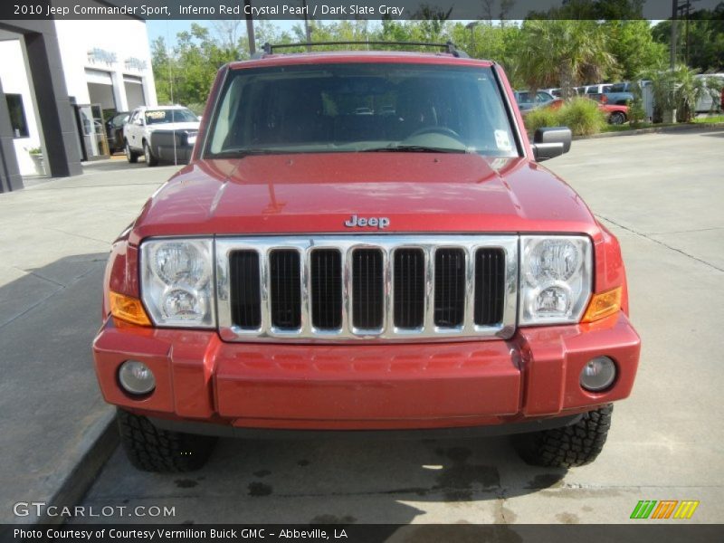 Inferno Red Crystal Pearl / Dark Slate Gray 2010 Jeep Commander Sport
