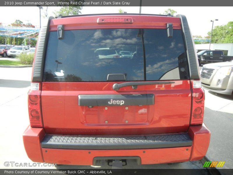 Inferno Red Crystal Pearl / Dark Slate Gray 2010 Jeep Commander Sport