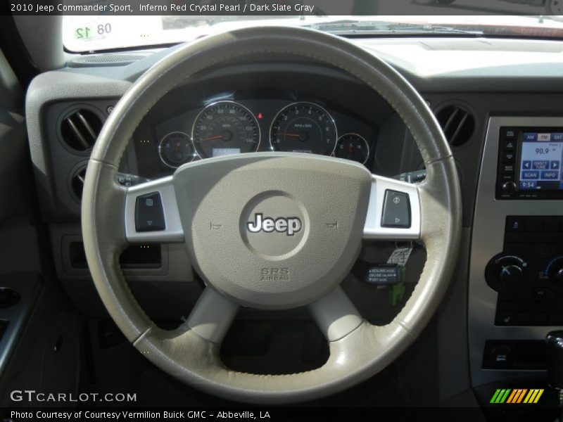 Inferno Red Crystal Pearl / Dark Slate Gray 2010 Jeep Commander Sport