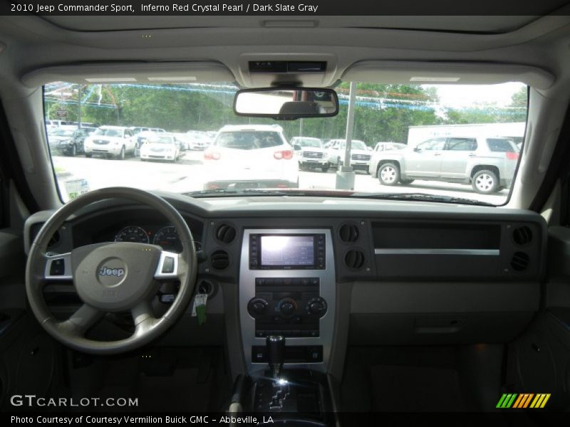 Inferno Red Crystal Pearl / Dark Slate Gray 2010 Jeep Commander Sport