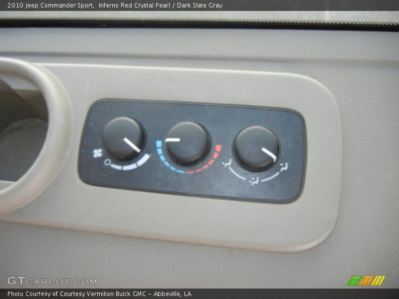 Inferno Red Crystal Pearl / Dark Slate Gray 2010 Jeep Commander Sport