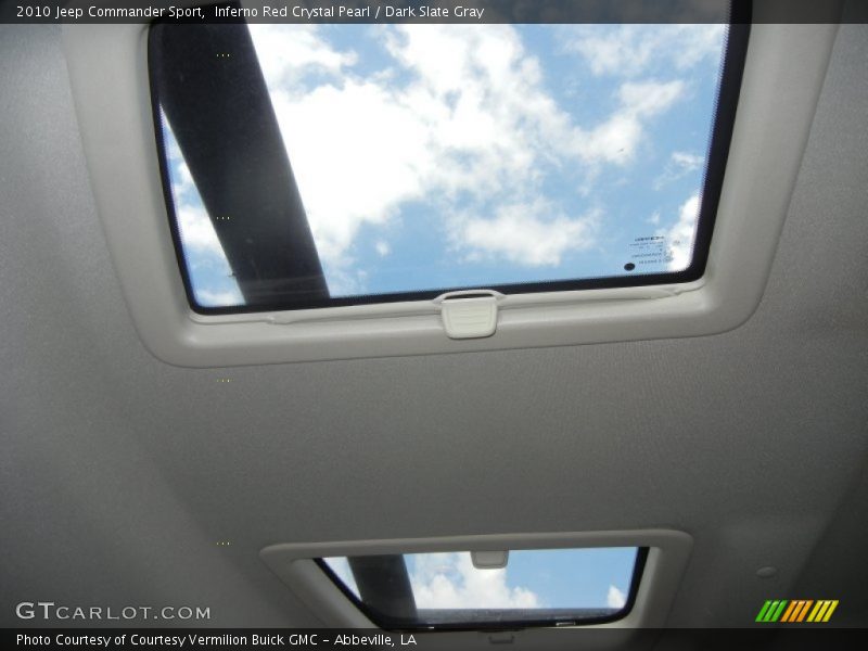 Inferno Red Crystal Pearl / Dark Slate Gray 2010 Jeep Commander Sport
