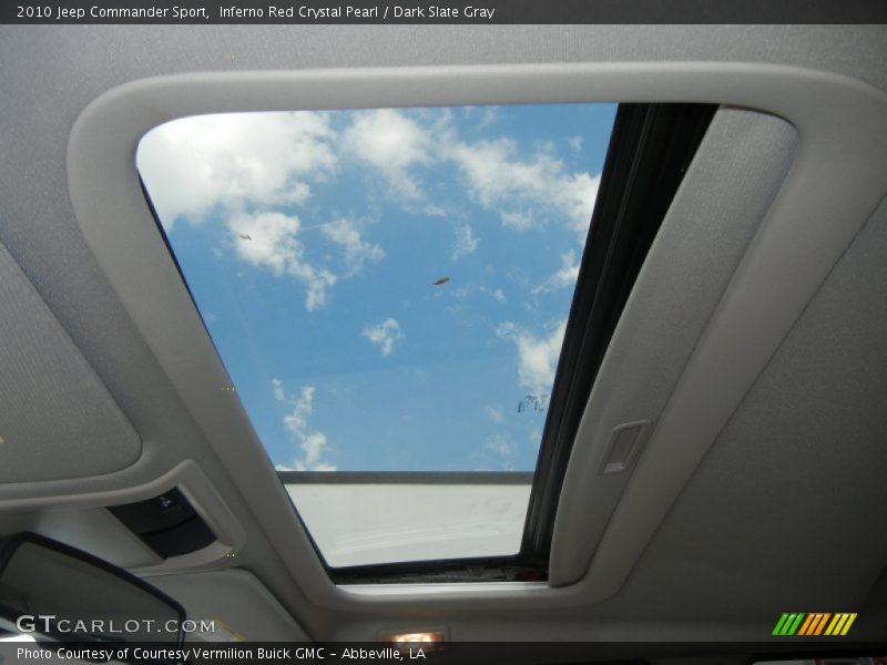 Inferno Red Crystal Pearl / Dark Slate Gray 2010 Jeep Commander Sport