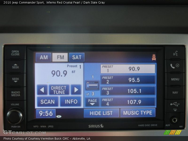 Inferno Red Crystal Pearl / Dark Slate Gray 2010 Jeep Commander Sport