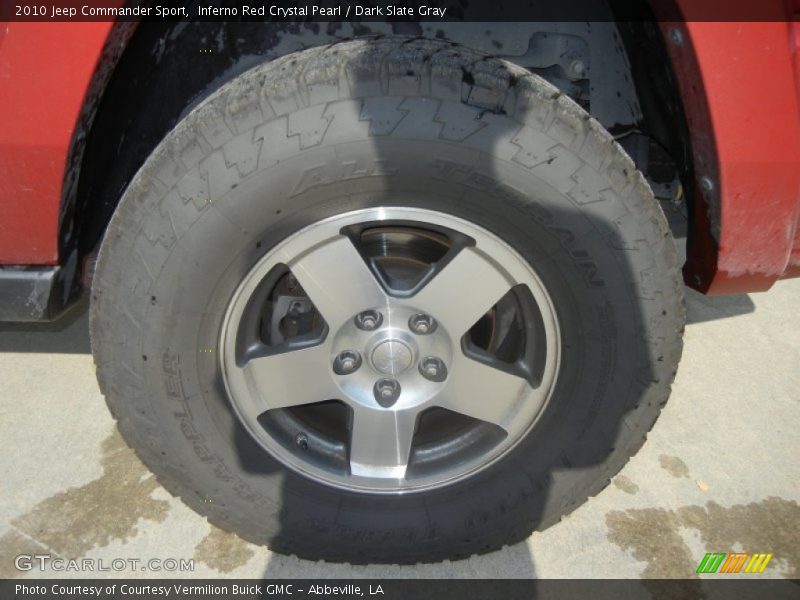 Inferno Red Crystal Pearl / Dark Slate Gray 2010 Jeep Commander Sport