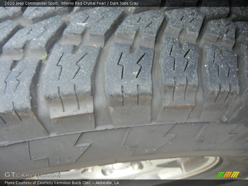 Inferno Red Crystal Pearl / Dark Slate Gray 2010 Jeep Commander Sport