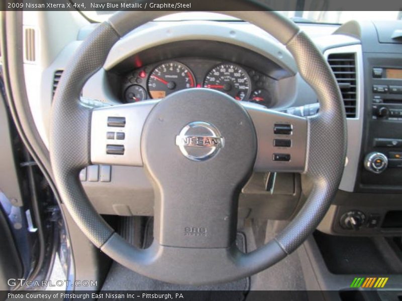 Navy Blue Metallic / Graphite/Steel 2009 Nissan Xterra X 4x4