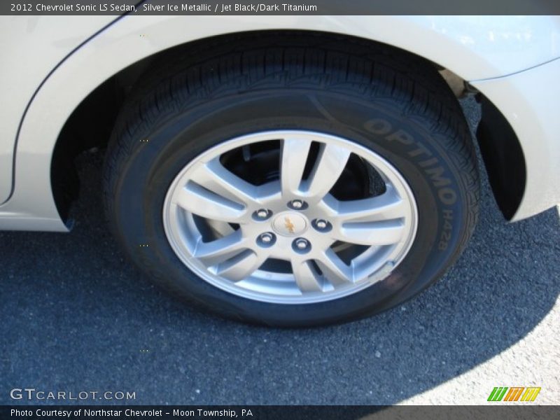 Silver Ice Metallic / Jet Black/Dark Titanium 2012 Chevrolet Sonic LS Sedan