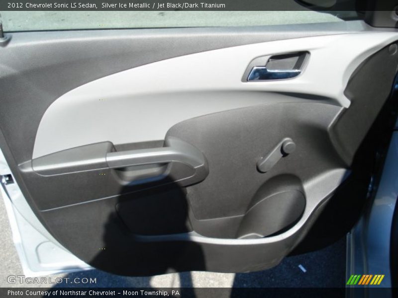 Silver Ice Metallic / Jet Black/Dark Titanium 2012 Chevrolet Sonic LS Sedan