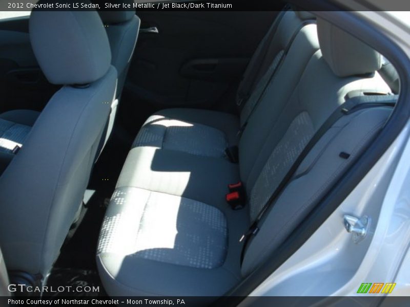 Silver Ice Metallic / Jet Black/Dark Titanium 2012 Chevrolet Sonic LS Sedan