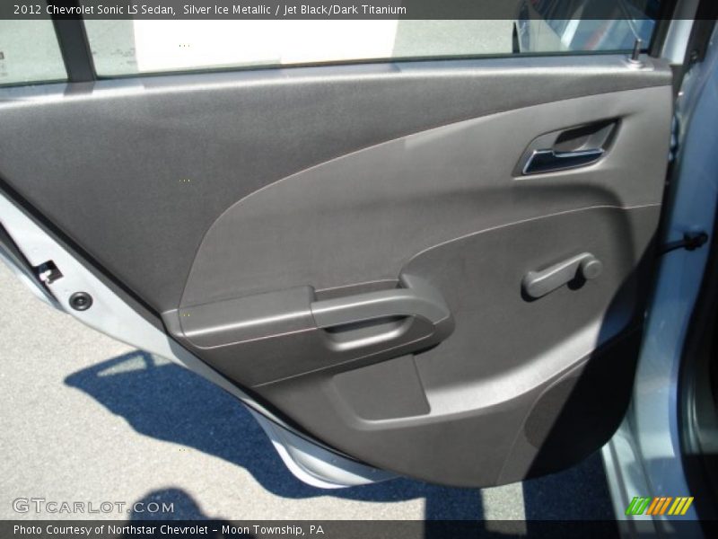 Silver Ice Metallic / Jet Black/Dark Titanium 2012 Chevrolet Sonic LS Sedan