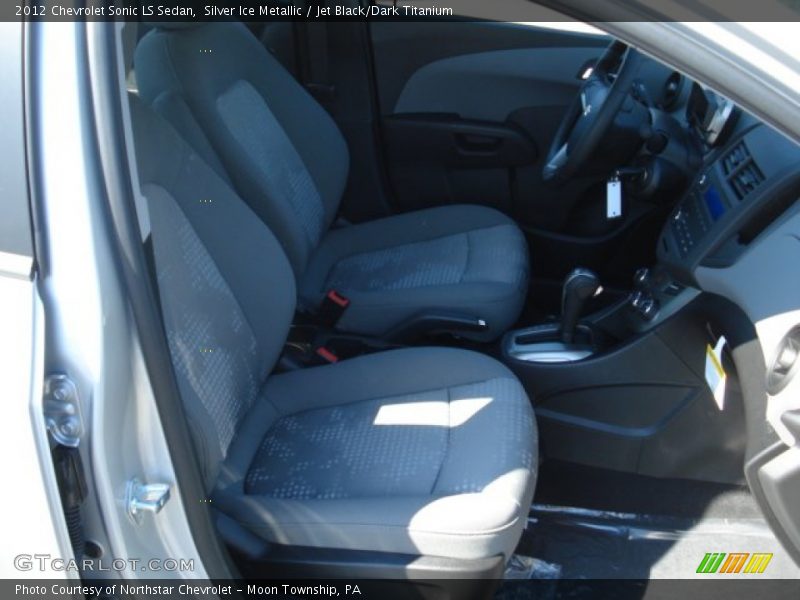 Silver Ice Metallic / Jet Black/Dark Titanium 2012 Chevrolet Sonic LS Sedan
