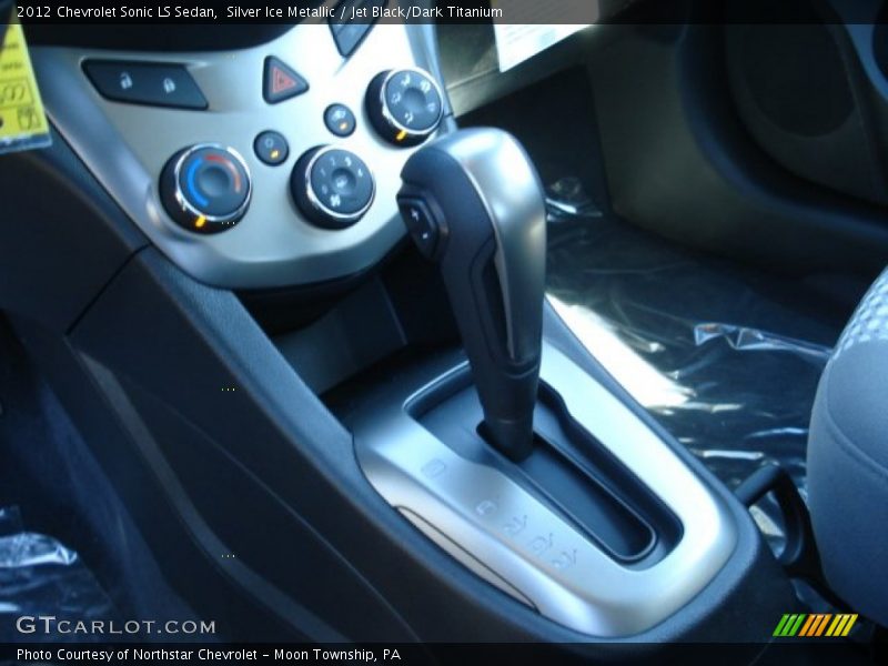 Silver Ice Metallic / Jet Black/Dark Titanium 2012 Chevrolet Sonic LS Sedan