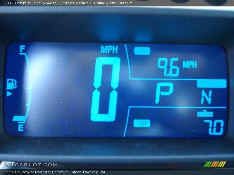 Silver Ice Metallic / Jet Black/Dark Titanium 2012 Chevrolet Sonic LS Sedan