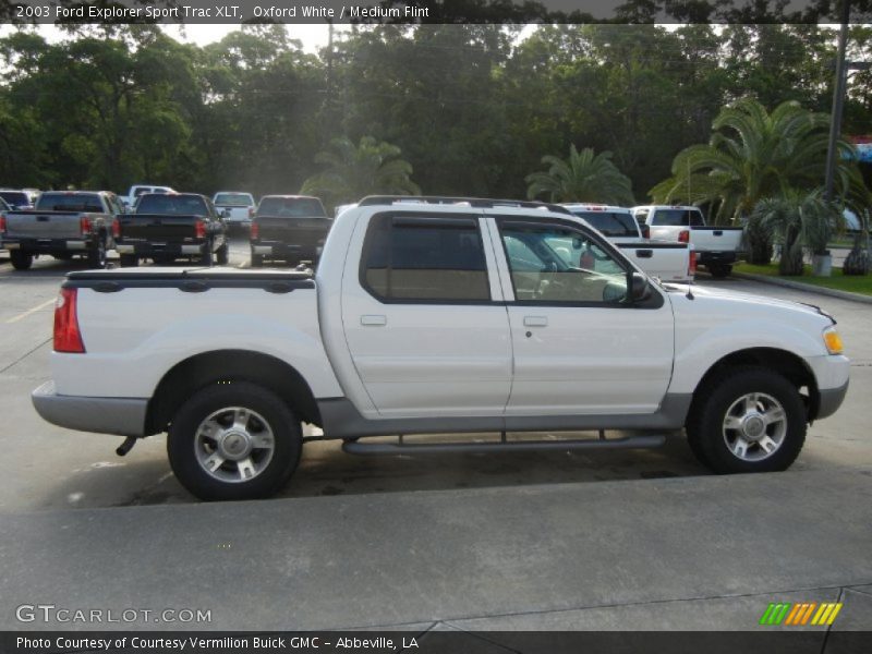 Oxford White / Medium Flint 2003 Ford Explorer Sport Trac XLT