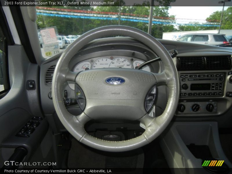 Oxford White / Medium Flint 2003 Ford Explorer Sport Trac XLT