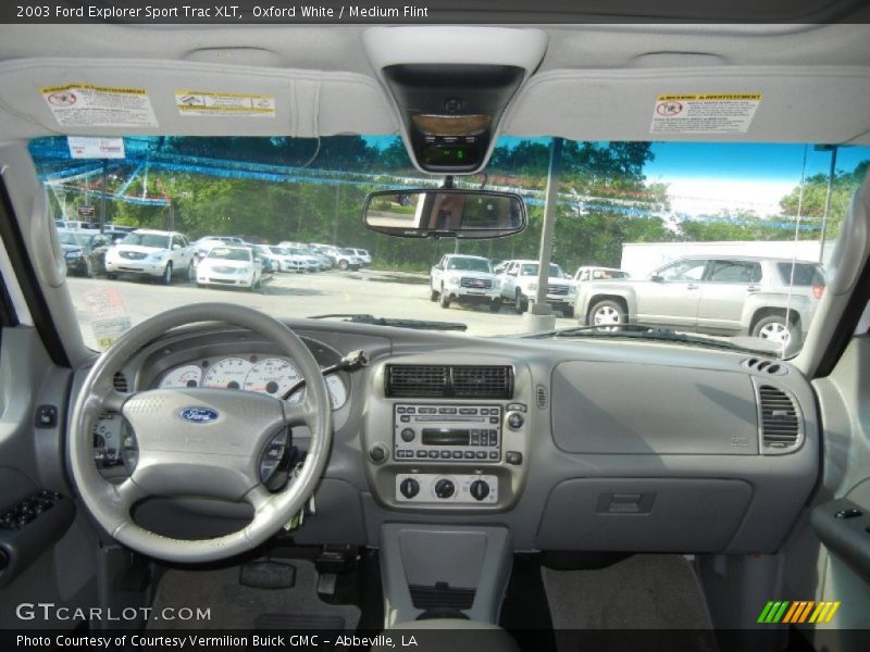 Oxford White / Medium Flint 2003 Ford Explorer Sport Trac XLT