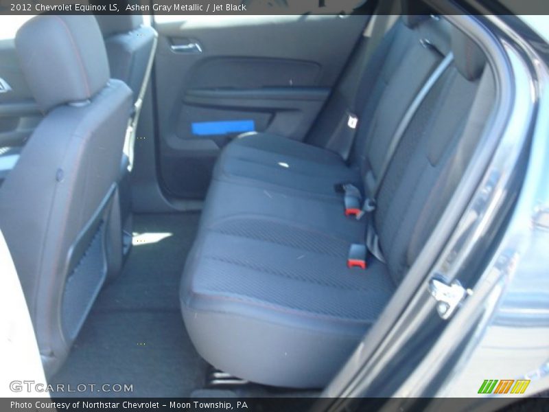 Ashen Gray Metallic / Jet Black 2012 Chevrolet Equinox LS