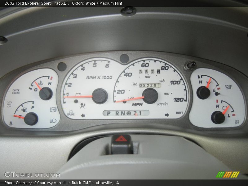 Oxford White / Medium Flint 2003 Ford Explorer Sport Trac XLT