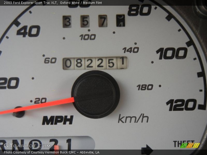 Oxford White / Medium Flint 2003 Ford Explorer Sport Trac XLT