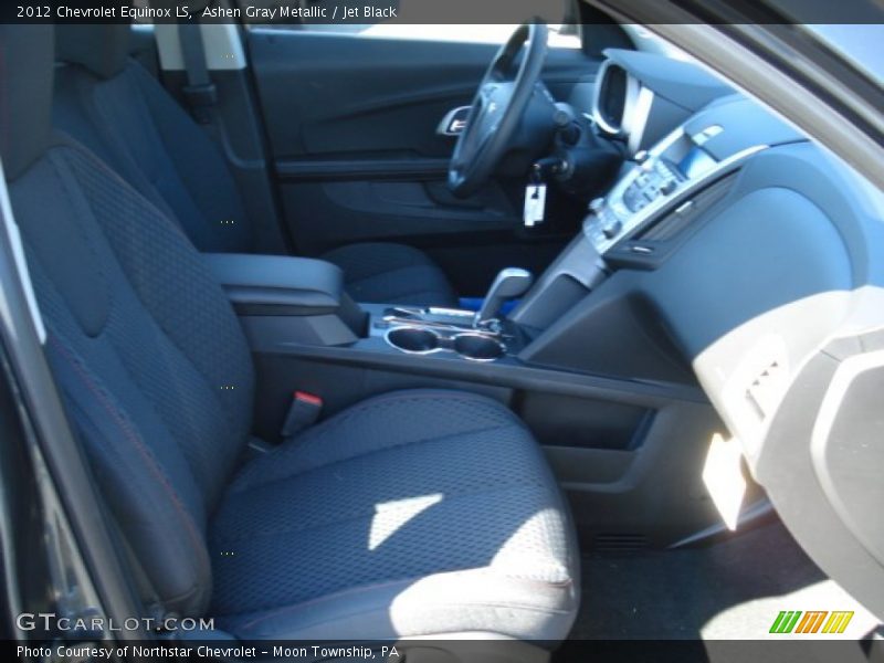 Ashen Gray Metallic / Jet Black 2012 Chevrolet Equinox LS