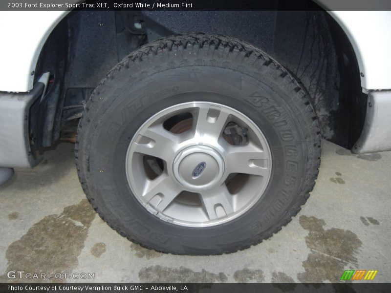 Oxford White / Medium Flint 2003 Ford Explorer Sport Trac XLT