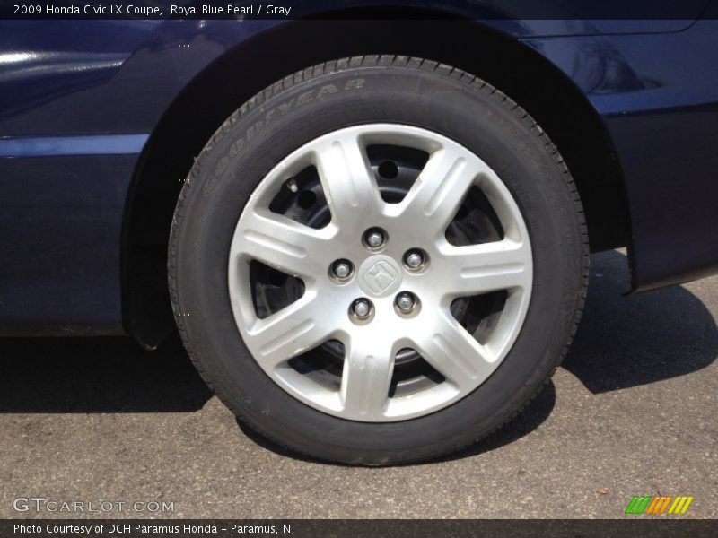 Royal Blue Pearl / Gray 2009 Honda Civic LX Coupe