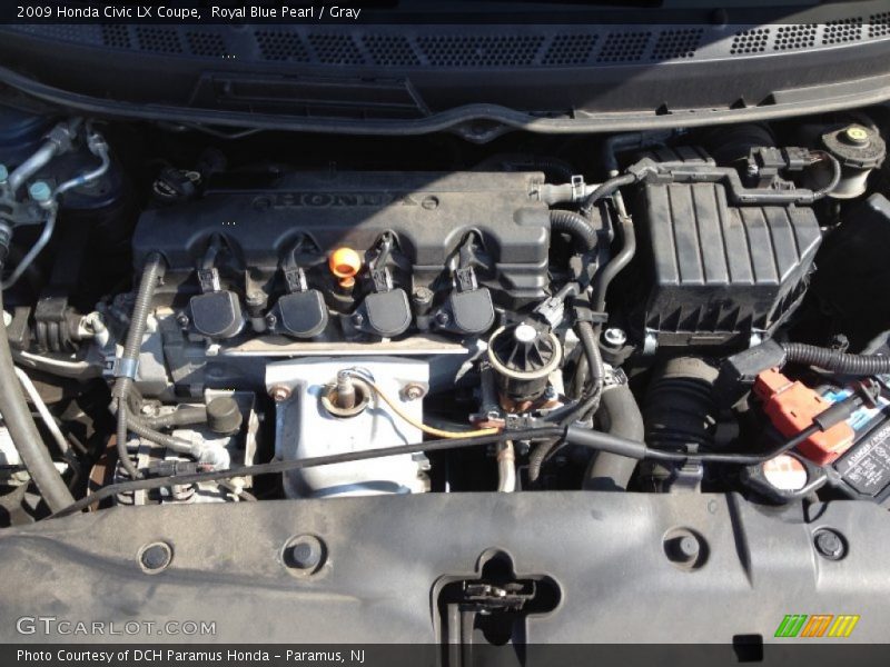 Royal Blue Pearl / Gray 2009 Honda Civic LX Coupe