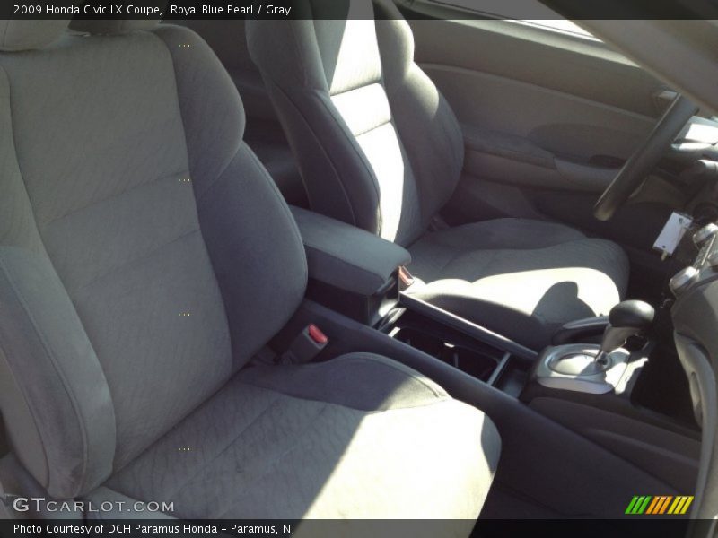 Royal Blue Pearl / Gray 2009 Honda Civic LX Coupe